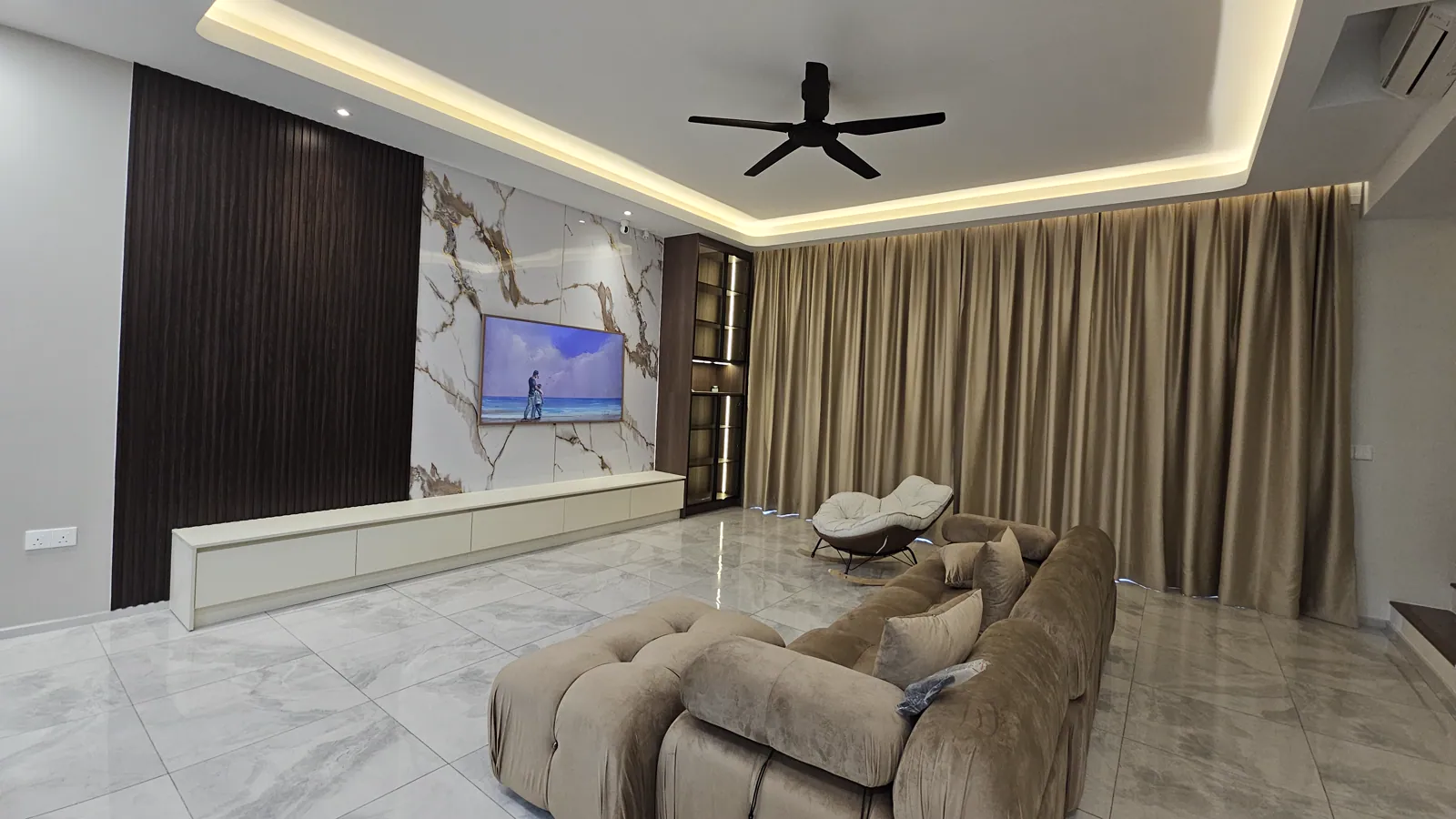 Completed Jia Hayat Villa landed house living hall renovation